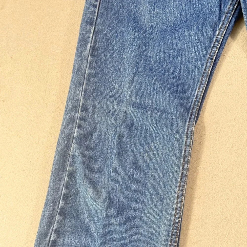 Levis 505 Regular Fit Straight Leg Jeans Mens 31x34 Blue Medium Wash Denim